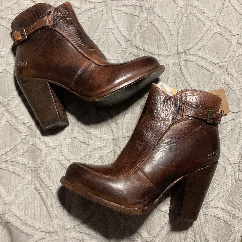 Bed Stu Cobbler Series Isla Boot Brown Rustic Teak